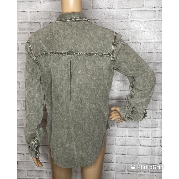 Rails Ingrid acid wash button down shirt - Picture 4 of 8